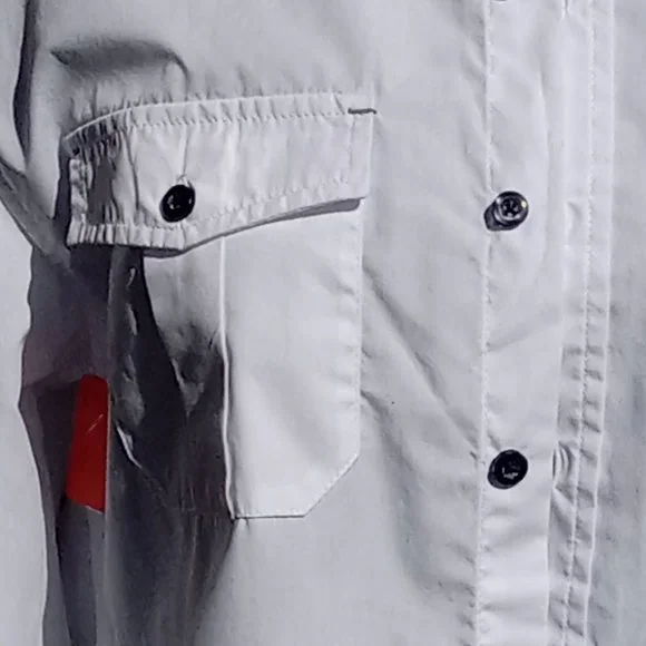 Bruno white button down long sleeve shirt - Picture 9 of 11